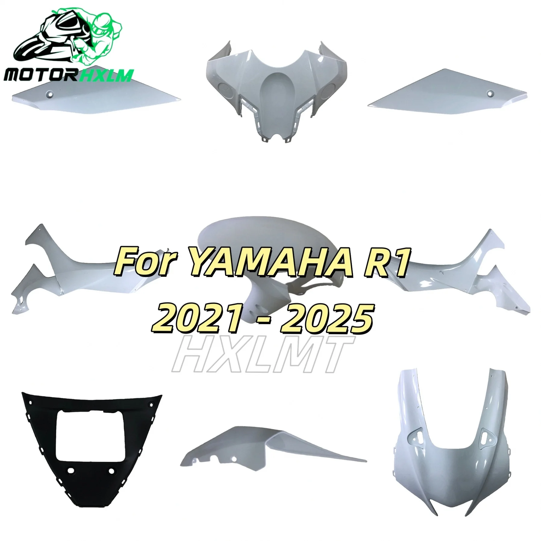 NEW ABS Motorcycle Full Fairing Kit Fit For YAMAHA YZFR1 YZF-R1 R1 R1M 2020 2021 2022 2023 2024 2025 Bodywork Shell Unpainted