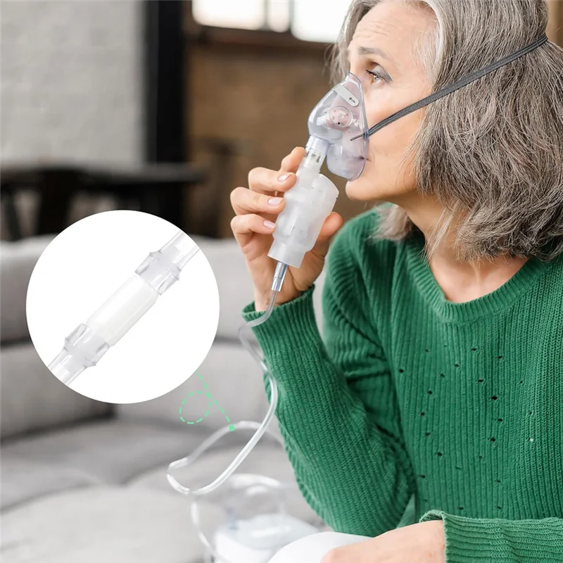 ABXF-Avoid Tangles 酸素チューブスイベルコネクタ、360度回転可能な酸素チューブコネクタ 10個