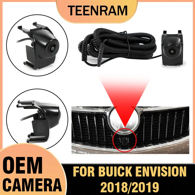 

TEENRAM Car Front View 150° AHD 1080P Camera For Buick 2018 2019 Envision Night Vision Fisheye Vehicle Front Camera Waterproof