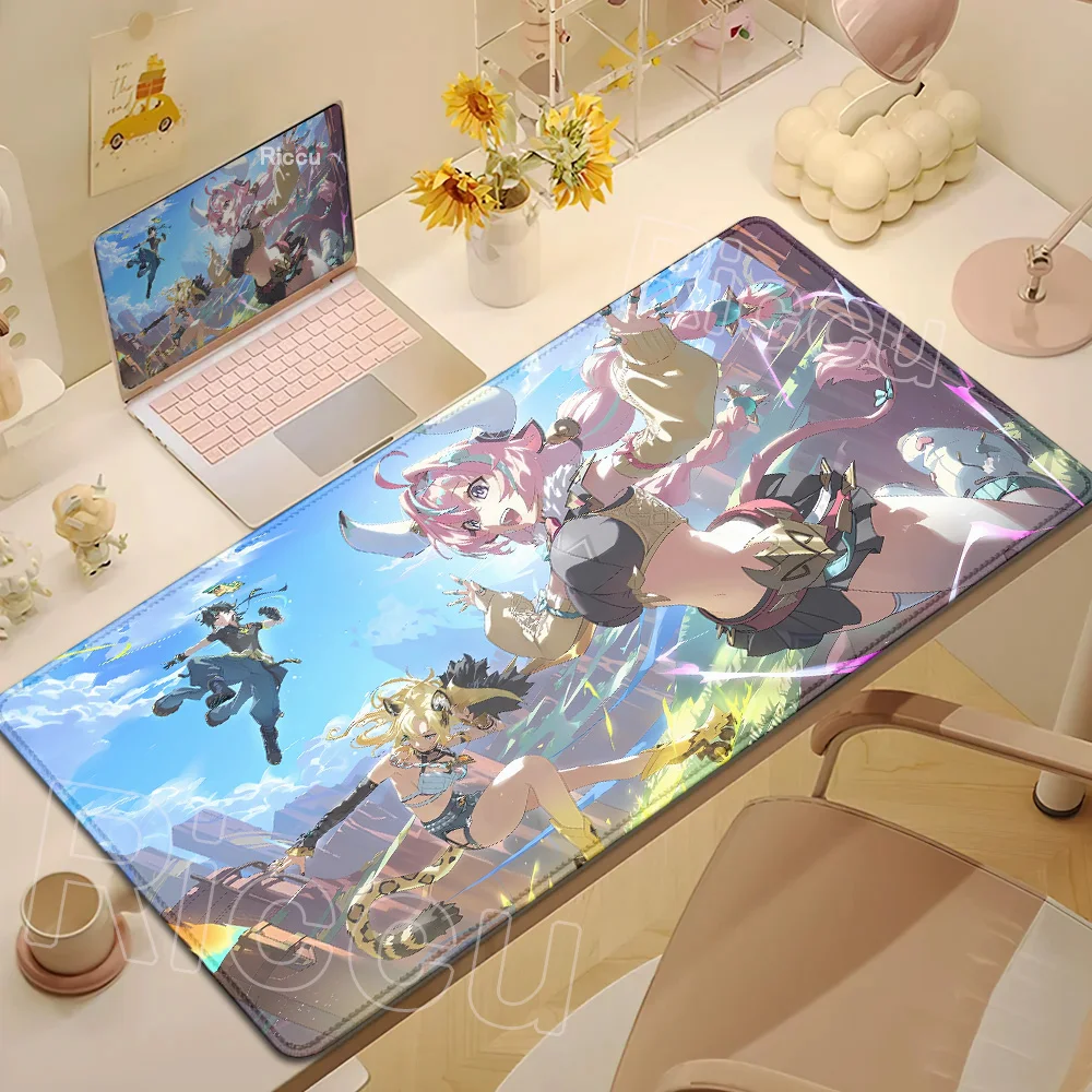 Many Pretty Picture Genshin Impact Skirk Escoffier Mousepad Anime Mouse Pad Laptop Gaming Accessories Large DeskMat Keyboard Rug