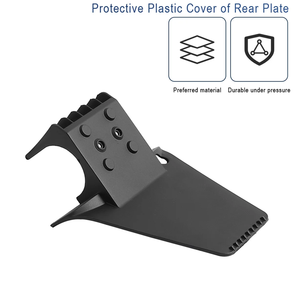ABJQ Protective Plastic Cover of Rear Plate for OX Electric Scooter Bottom Protecting Shell of Pedal Tail