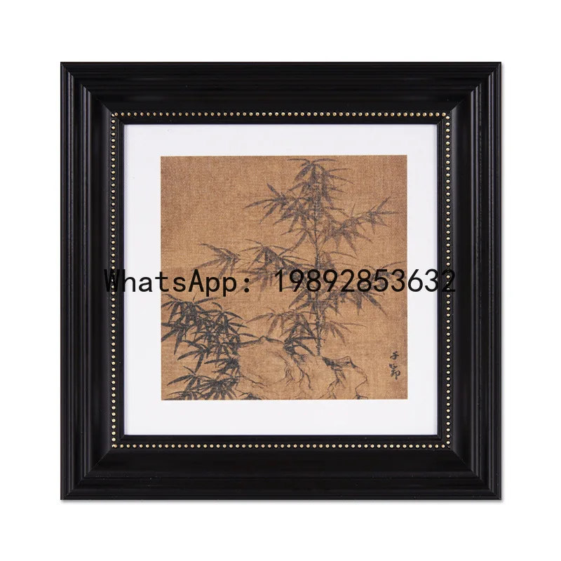 

PYJ Yinghao French antique decorative painting vintage plant dining room mural porch chest of drawers hanging painting