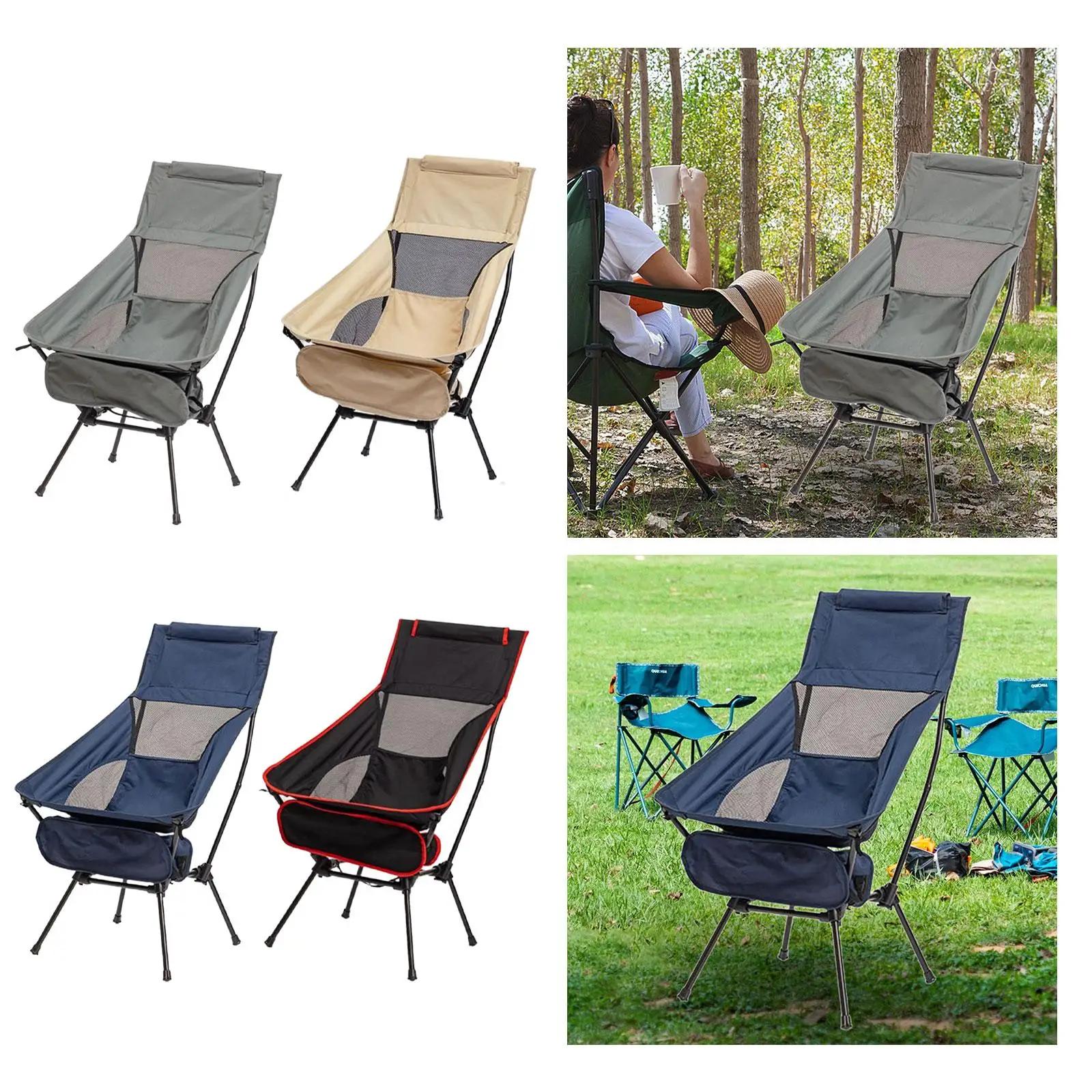 Camping Chair Lightweight Hammock Sports Portable Moon Chair