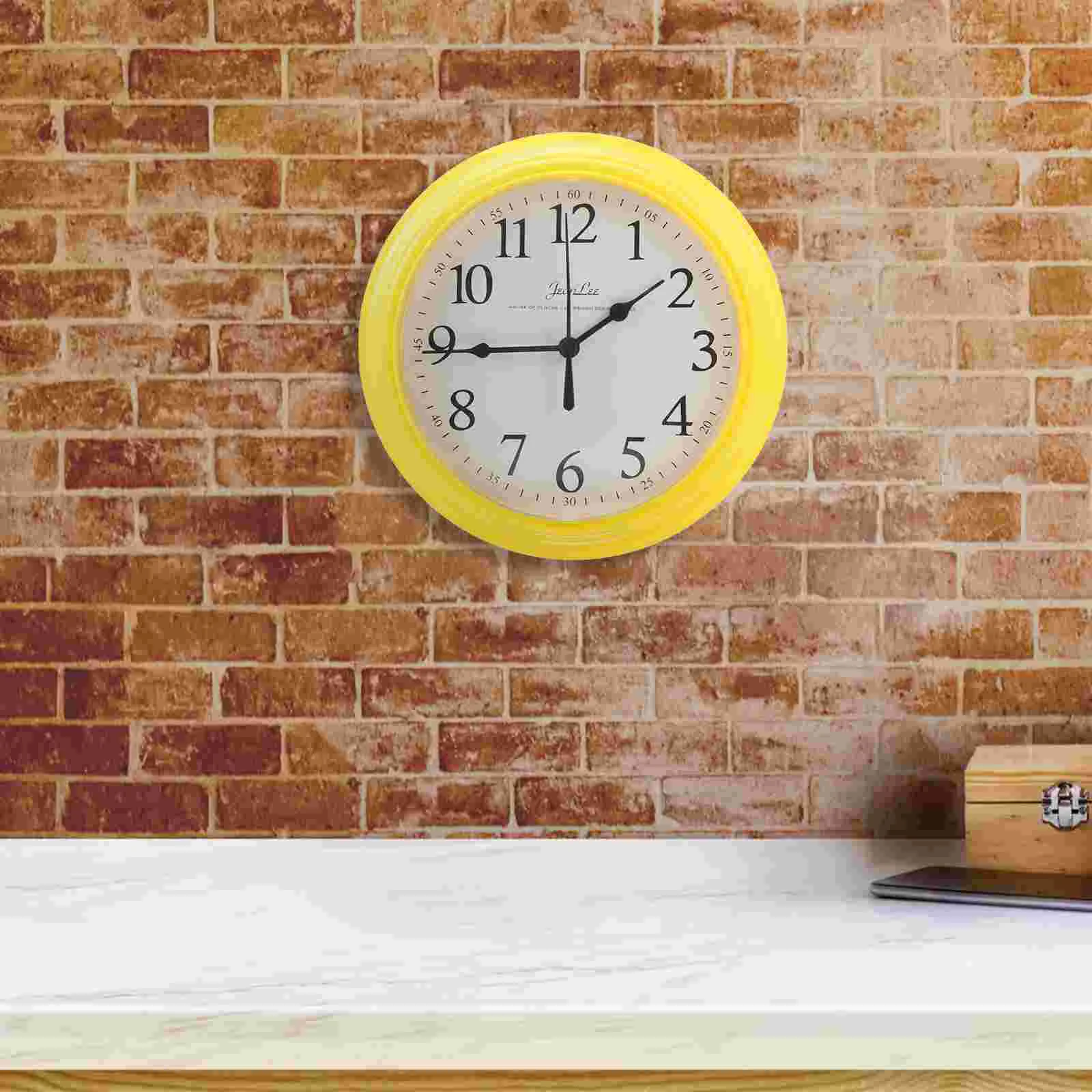 

9 Inch Wall Clock Clocks for Kitchen Vintage Hanging Living Room Decor Ornament Mute