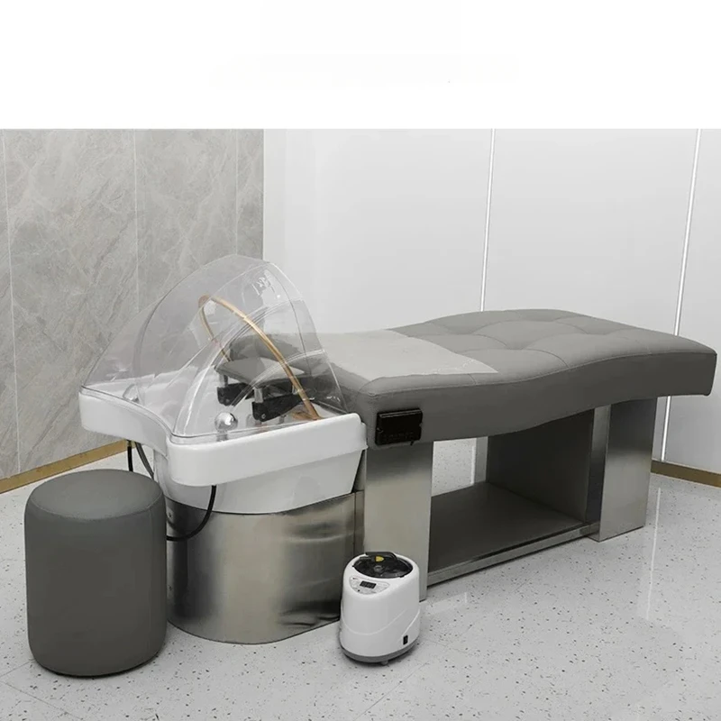 

Shower Equipment Shampoo Chairs Water Circulation Thai Shampoo Bed Head Spa Massage Table Lavacabezas Salon Furniture