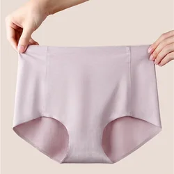 Culotte en coton modal pour femme, taille haute, sans couture, caleçon femme, haute élasticité, confortable, sous-vêtement, slip, lingerie intime sexy