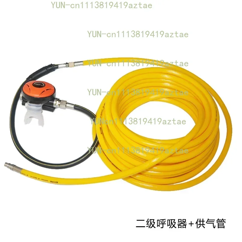 Special for diving tube respirator, portable deep diving scuba long tube floating extended bite air supply diving equipment set