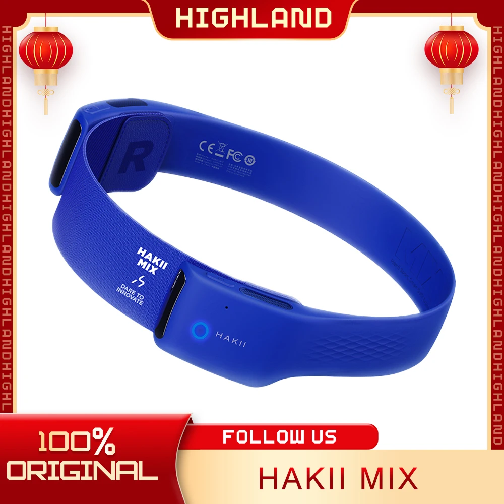 Hakii Mix Wireless Bluetooth Headphone Noise Reduction Waterproof Ipx5 Earphone Custom Ergonomics Lightweight Smart Sports Gift