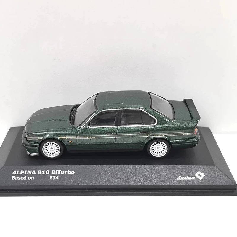 

SOLIDO масштаб 1/43 E34 ALPINA B10 BiTurbo сплав имитация модели автомобиля статическая коллекция украшенные праздничные игрушки сувенирный подарок