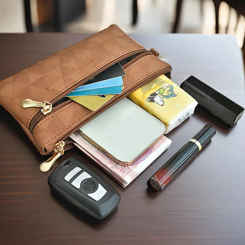 Women Long Wallets Simple Fashion Clutch Bag Female Casual Cell Phone Purses Big Capacity Zipper Money Pouch For Ladies