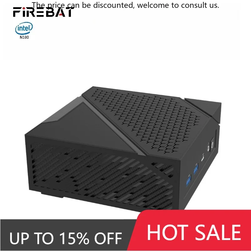 

For Home Brand New Firebat AM02 Mini PC Intel N100 CPU 4 Cores 4 Threads Windows 11 System High Quality Mini PC