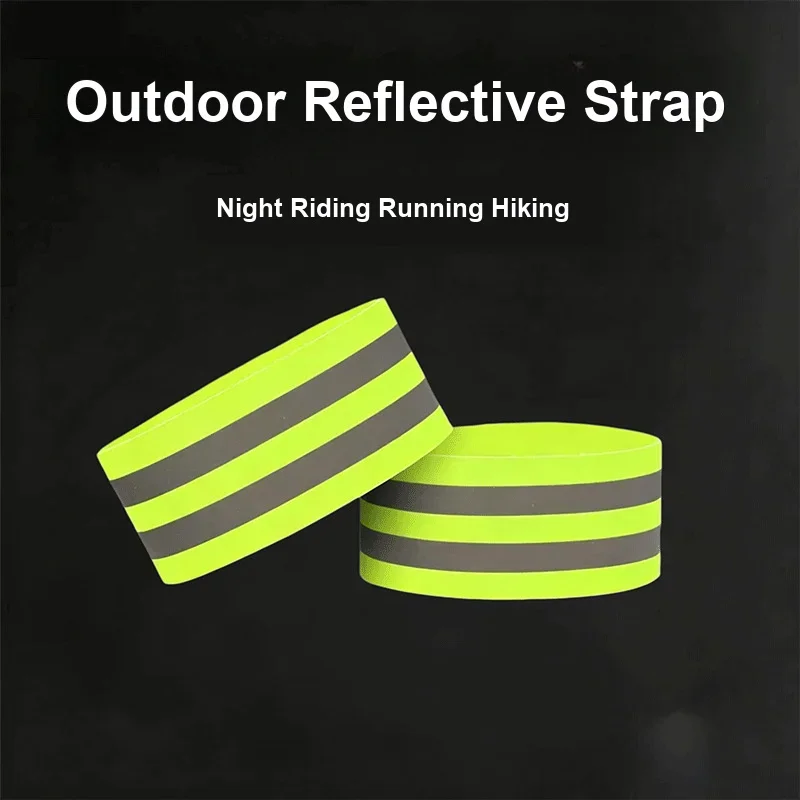 Elastic Reflective Protective Safety Bands Multipurpose for Cycling Night Running Outdoor Sports Leg Arm Ankle Wear