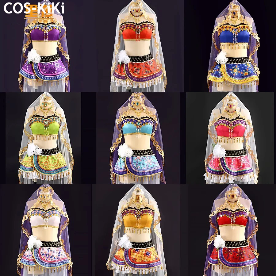 

COS-KiKi Lovelive u's Koizumi Hanayo/Hoshizora Rin All Members Dancers Awakening Gorgeous Dress Uniform Cosplay Costume Women