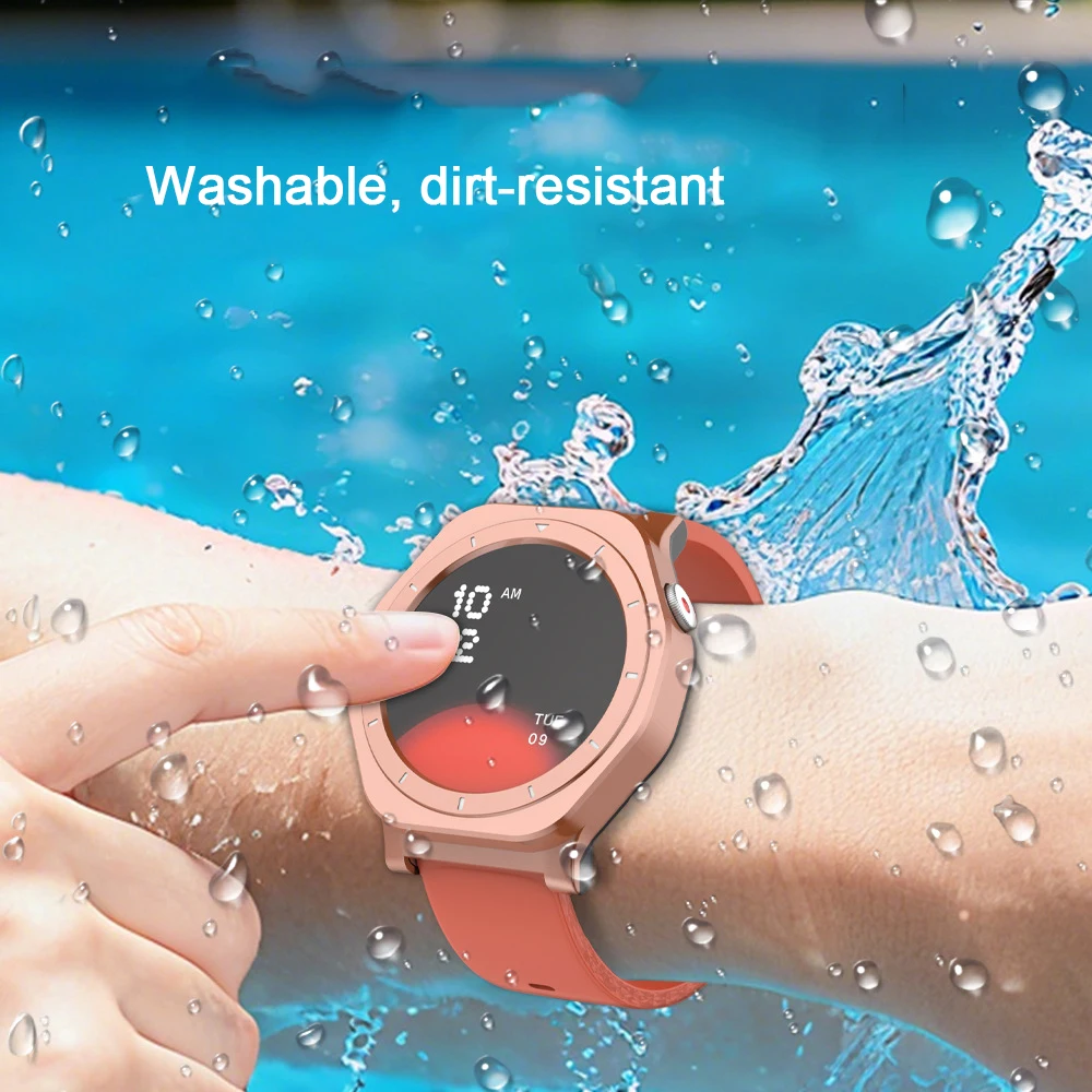 Compatible with CMF BY NOTHING Watch Pro 2 Smartwatch Metal Case, Shockproof Sleek Hard Case