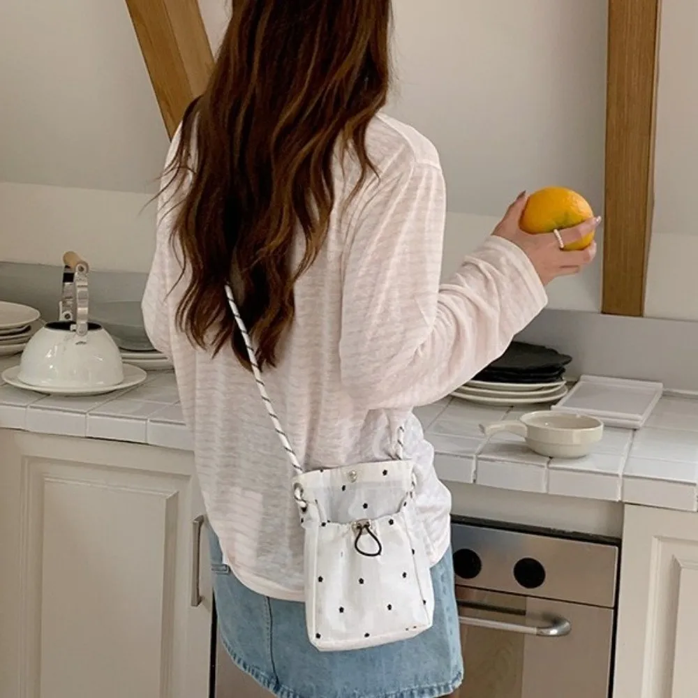 

Sweet Pleated Cloud Crossbody Bag Flower Printed Solid Color Phone Shoulder Bag Summer Version Versatile Folded Slant Bag Daily