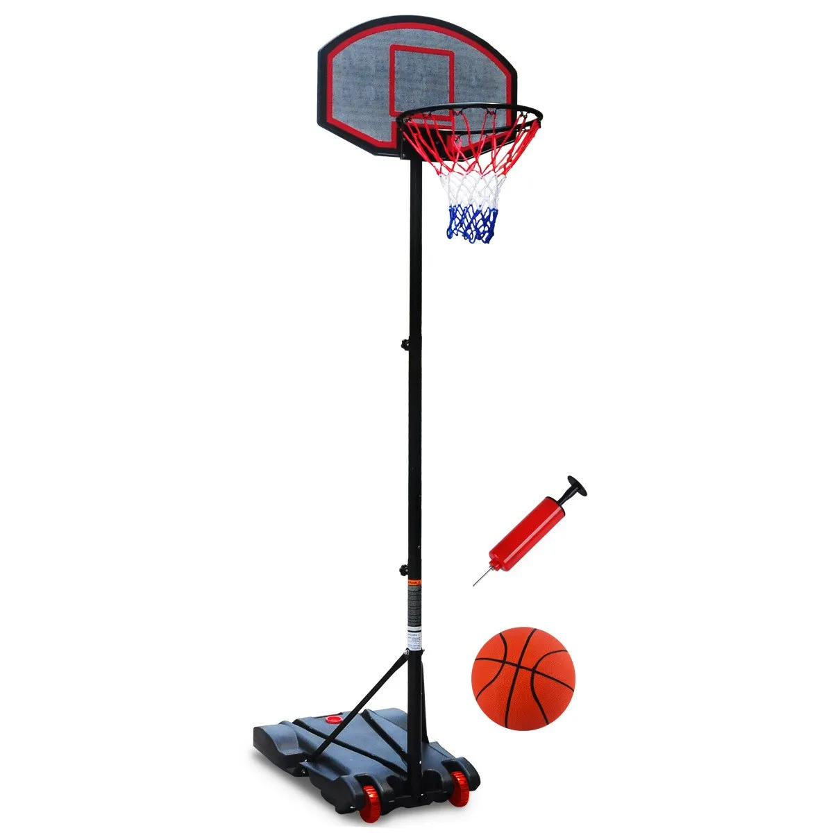 

Wholesale Outdoor Height Adjustable Basketball Hoop Stand Indoor Portable Basketball Stand for Kids Teenager