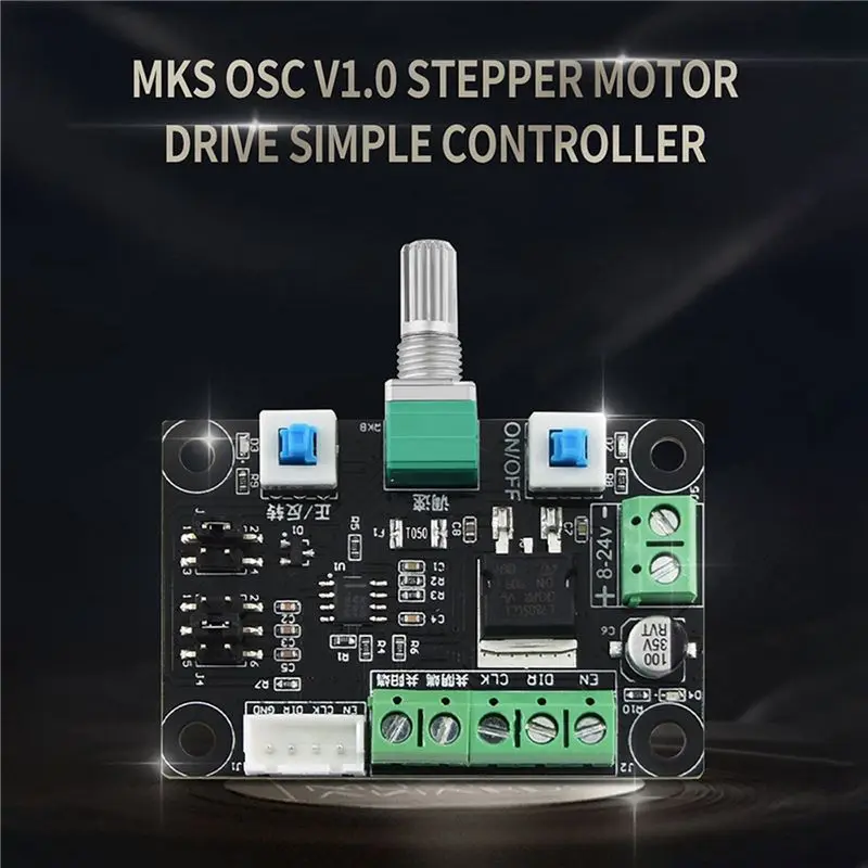 M12K-2X MKS OSC V1.0 Stepper Motor Drive Simple Controller Pulse PWM Signal Generator Module Speed Control 8-24V