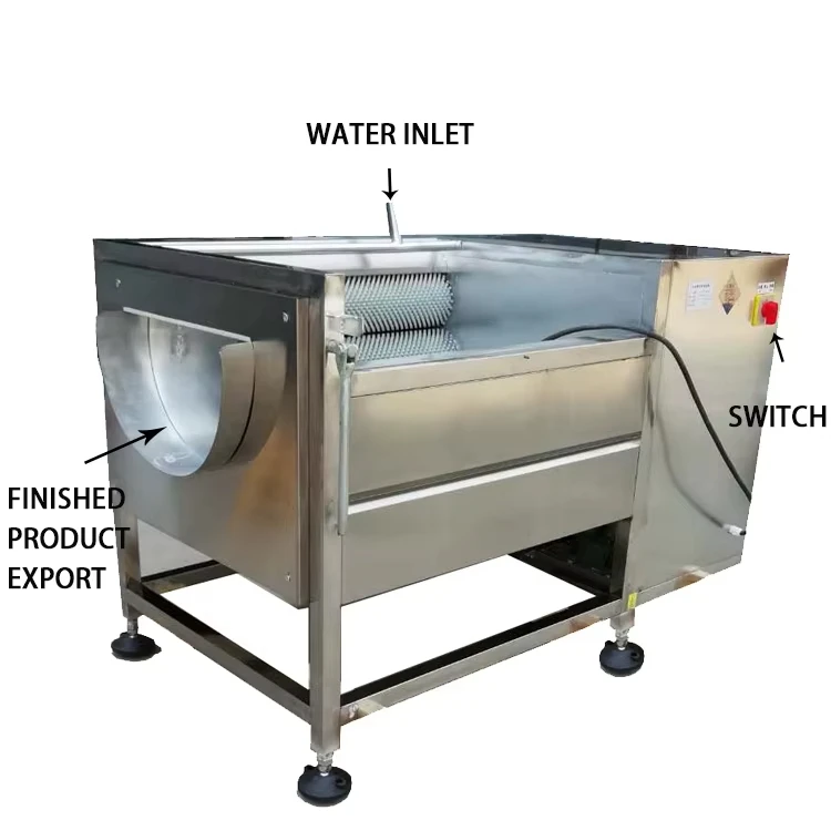 Vege Washer Olive Cleaner hine Potato Fish Fruit Washing and Peeling hine