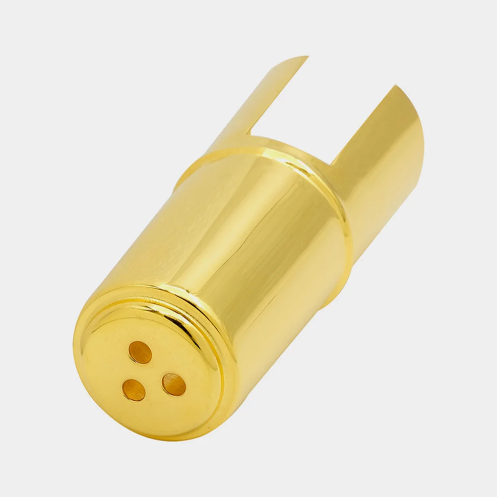 

Brass Saxophone Mouthpiece Rust-Proof Durable Metal Protector For Sax Headpiece Scratch Collision Resistant Small Compact Cap