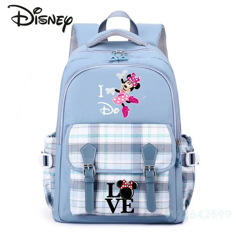 Disney 2024 New Student Backpack Fashion High Quality Women's Travel Backpack Cartoon Versatile Large Capacity Women's Backpack