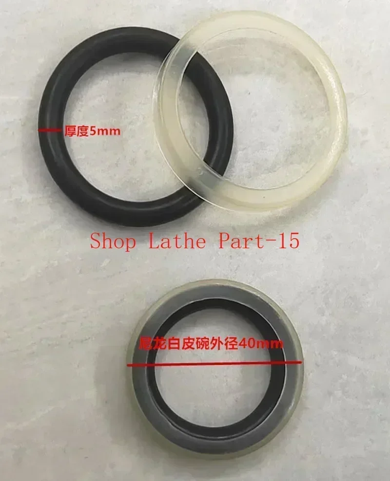 

2T 3 Tons Piston Rod Leather Bowl Oil Seal Top Hat Circle Soft Rubber Oil Seal O-Ring Horizontal Hydraulic Jack Accessories