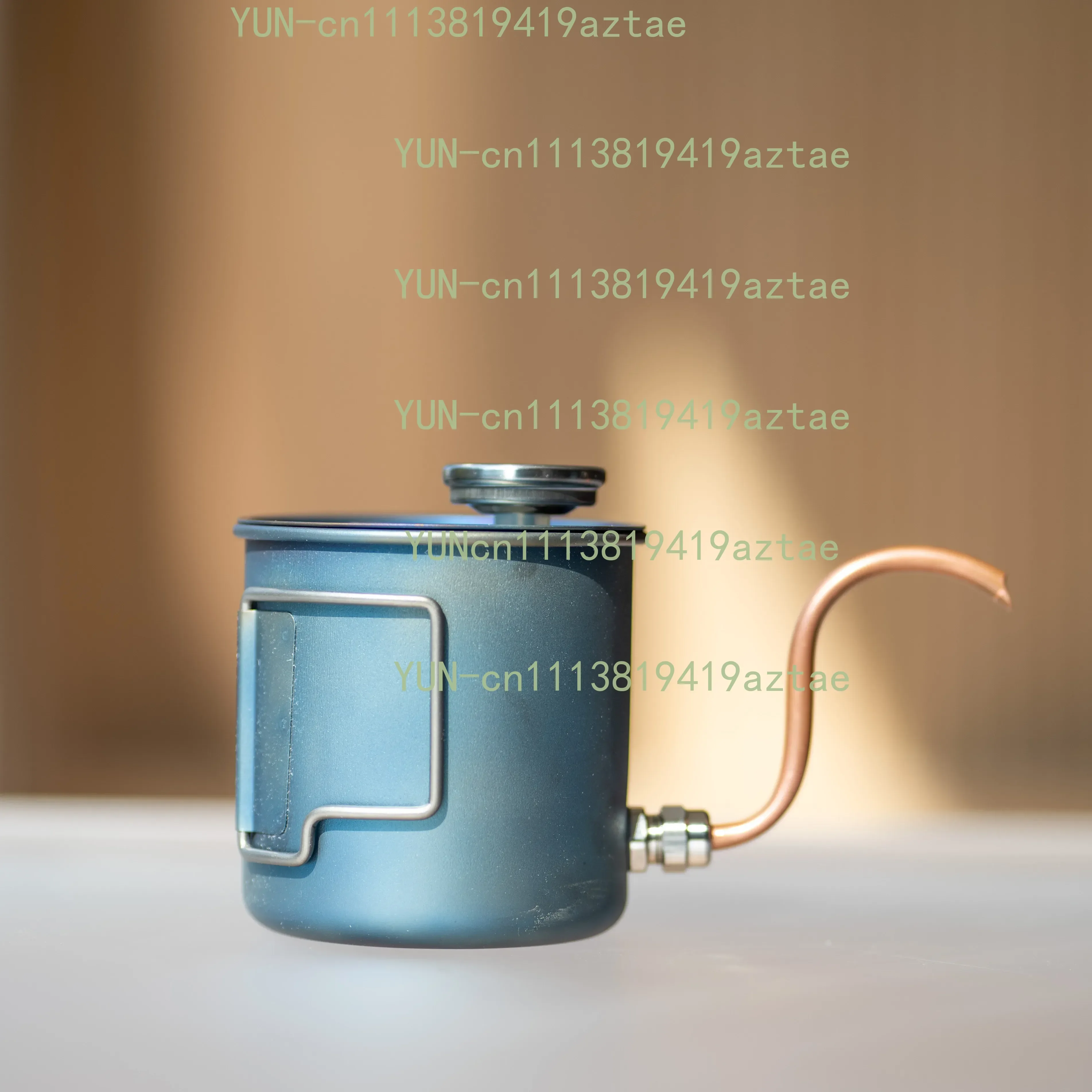 Outdoor Pure Titanium Water Cup, Multi-functional Camping Kettle, Foldable, Brew Coffee Pot, Portable, Quick-release, Coffee Cup