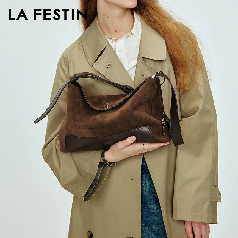 

Оригинальная женская сумка через плечо LA FESTIN, модная сумка через плечо, большая сумка-тоут, дизайнерская сумка люксового бренда, сумка через плечо