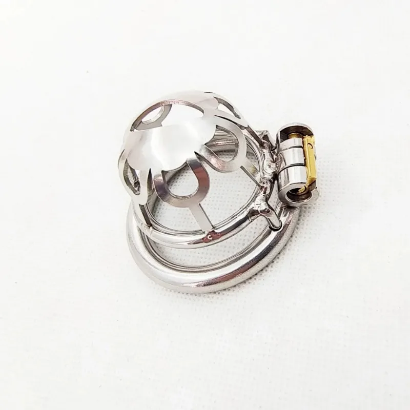 Penis Ring Lock Bondage Chastity Device Metal Cock Cage For Men Chastity Belt Sex Toys For Men Sex Products Scrotum Bondage Male