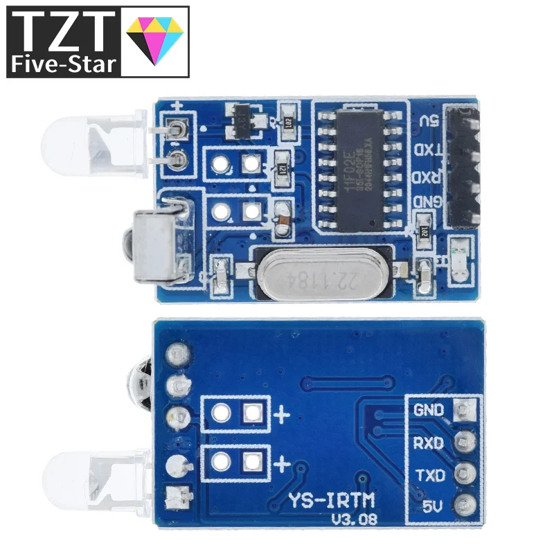 TZT 5V IR Infrared Remote Decoder Encoding Transmitter Receiver Wireless Module Quality in Stock for arduino