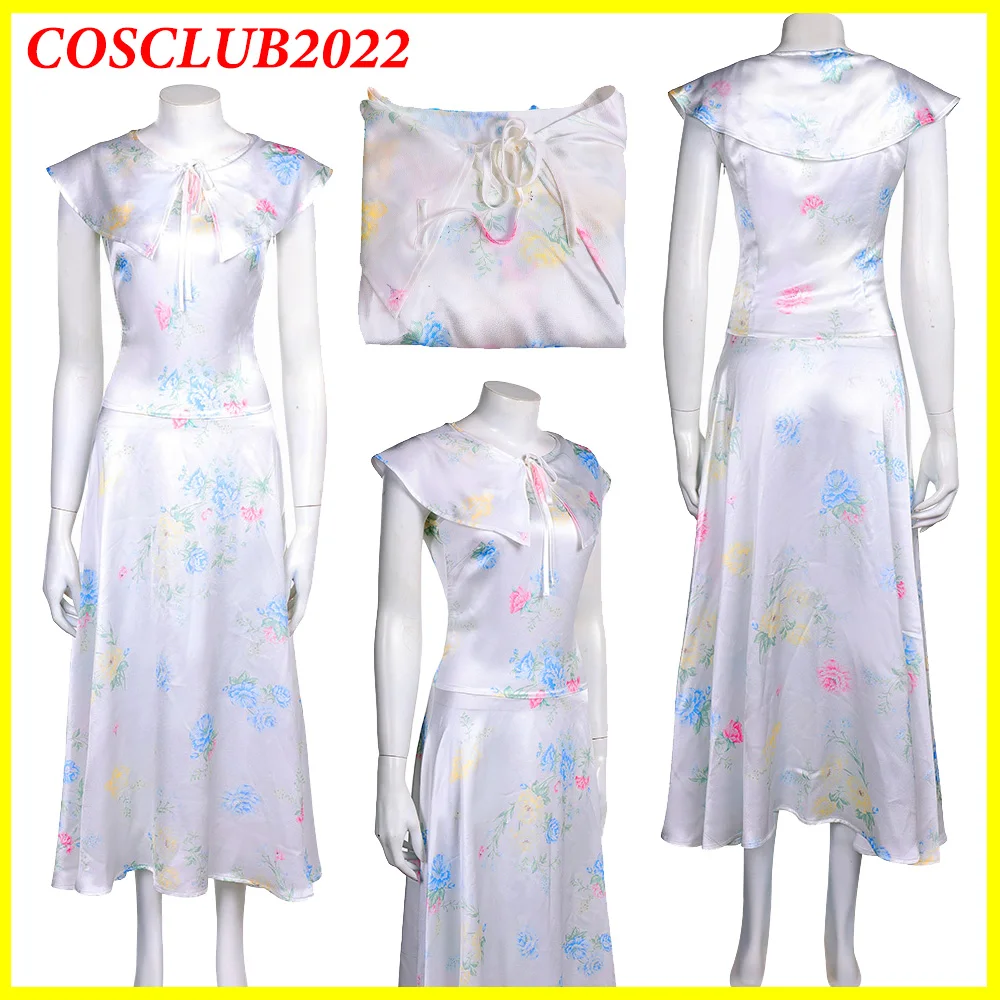 

Fantasia Lady Mary Cosplay Crawley Costume 2025 Movie Abbey Dress Women Clothing Bodysuit Outfits Halloween Carnival Party Suit