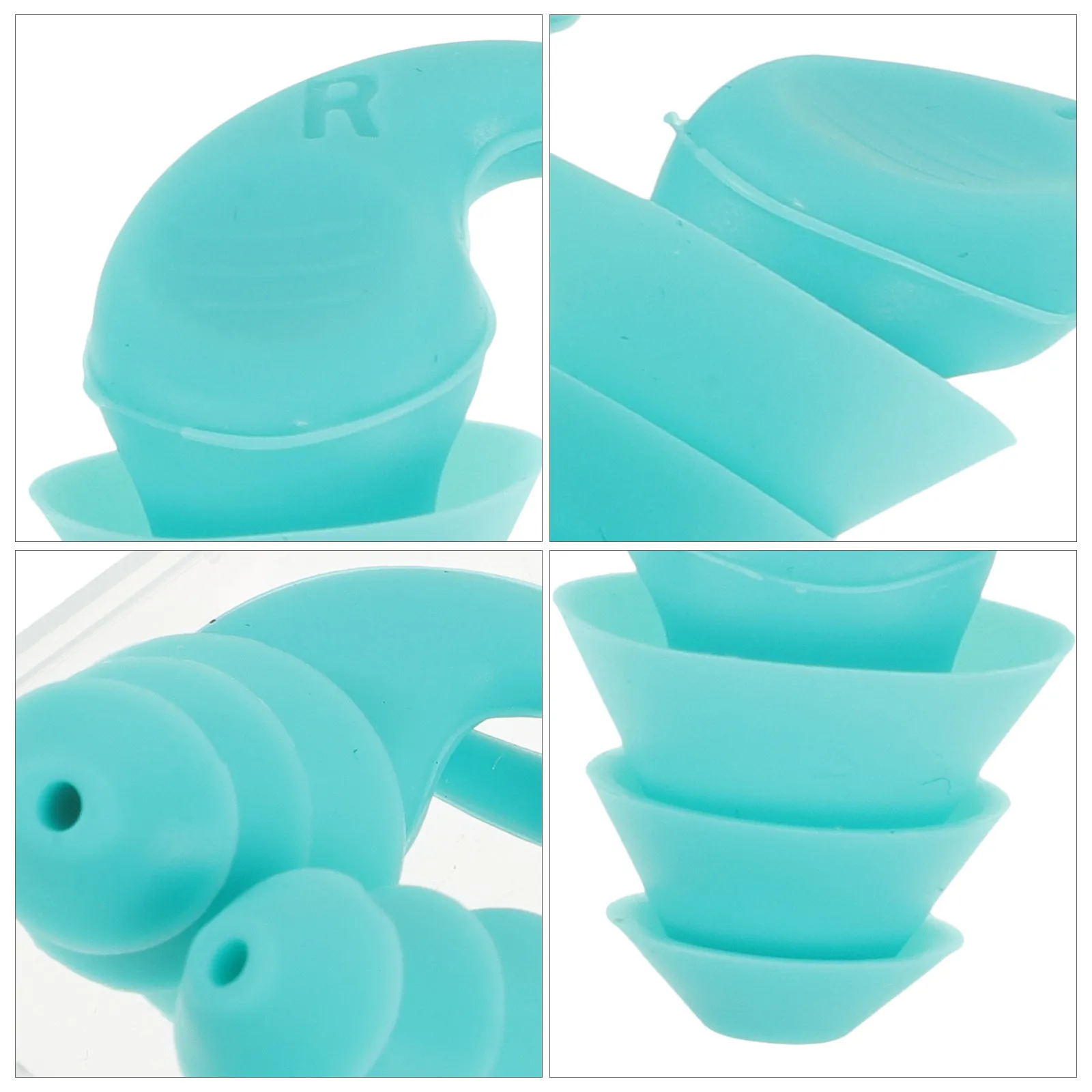 1Pair Silicone Ear Plugs for Noise Reduction Concerts Travel Motorcycle Ear Protection Soft Comfortable Reusable