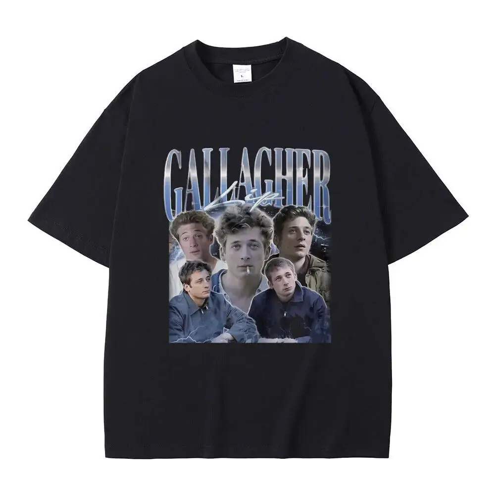

Lip Gallagher Print T Shirts Men Women Vintage Gothic T-shirt Men Women'