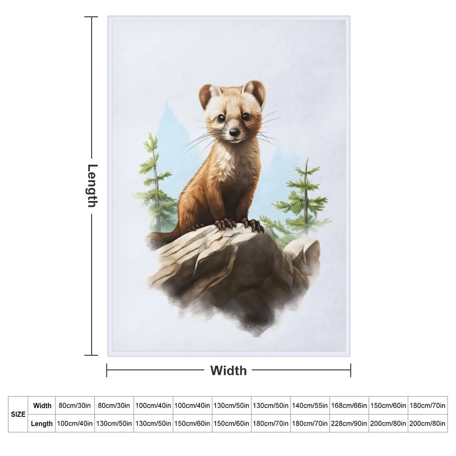 Marten Stone Marten Throw Blanket couch cozy soft plush fuzzy picnic outdoor blanket