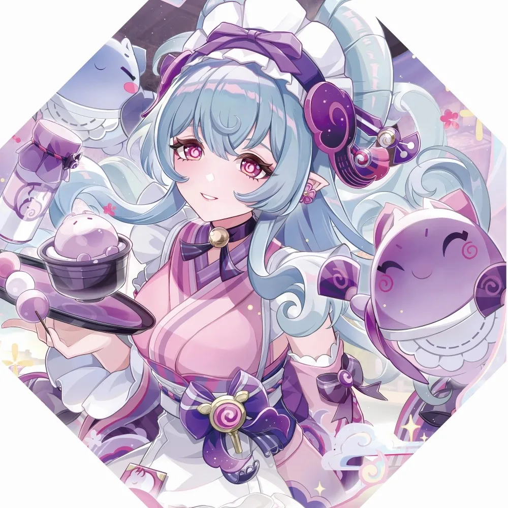 

Genshin Impact Yumemizuki Mizuki Umbrella Automatic Umbrella Portable Folding Umbrella Sunshade Umbrella Business Umbrella