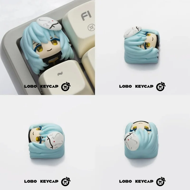 That Time I Got Reincarnated As A Slime Anime Toy Rimuru Tempest Personalized Resin Art Keycap Decoration Anime Periphery