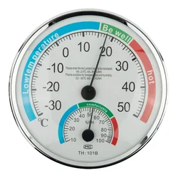 Garden Décor Thermometers Home Office -30-50° 2in1 ABS Fahrenheit/Celsius(℉/℃) Hygrometer Infinite Wall Hanging