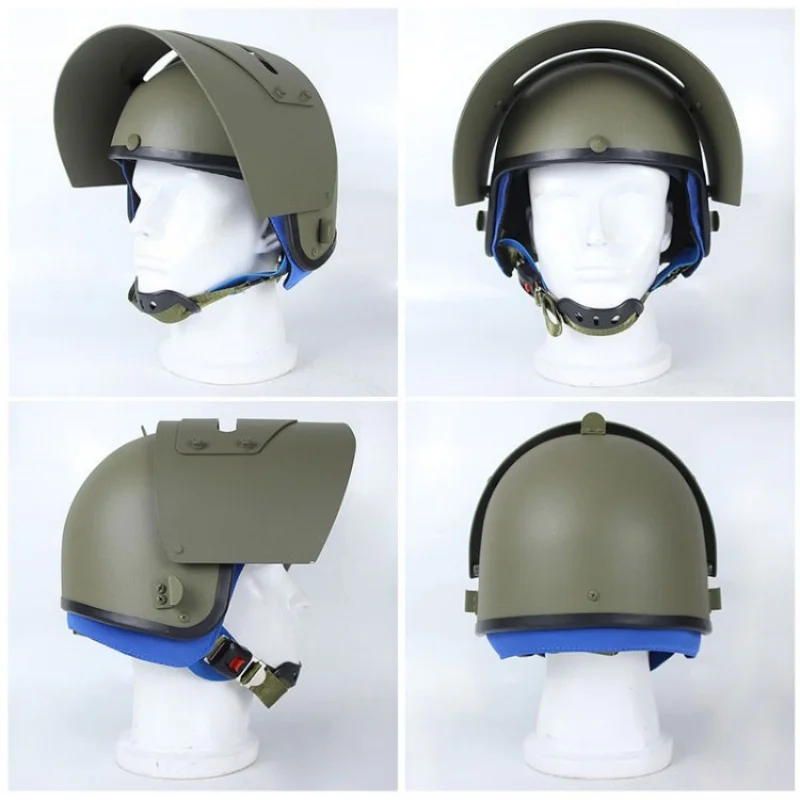 Imagem -03 - Capacete Máscara Bimetal Eva Tactical Equipment Caça ao ar Livre Takov Dois Capacetes de Metal Russos Capacetes Forrado Esponja Maska1sh