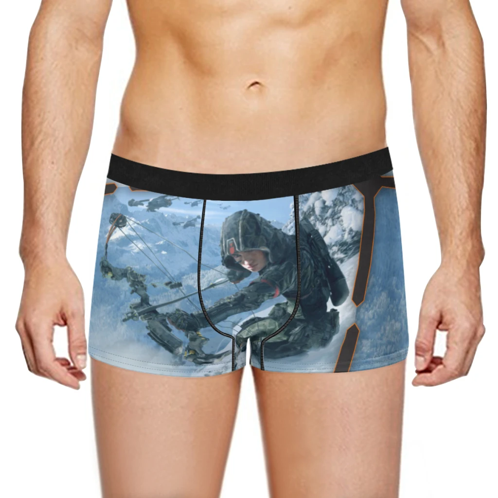 Call-of-Duty Breathable milk Silk Boyshorts Elastic Men's Underwear 3D Boxer Shorts Boxer Briefs