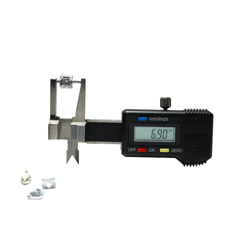 0-25mm Digital Vernier Caliper Diamond Gem Size Thickness Gauge Jewelry Measure Tools Gemstone Electronic Pocket Caliper