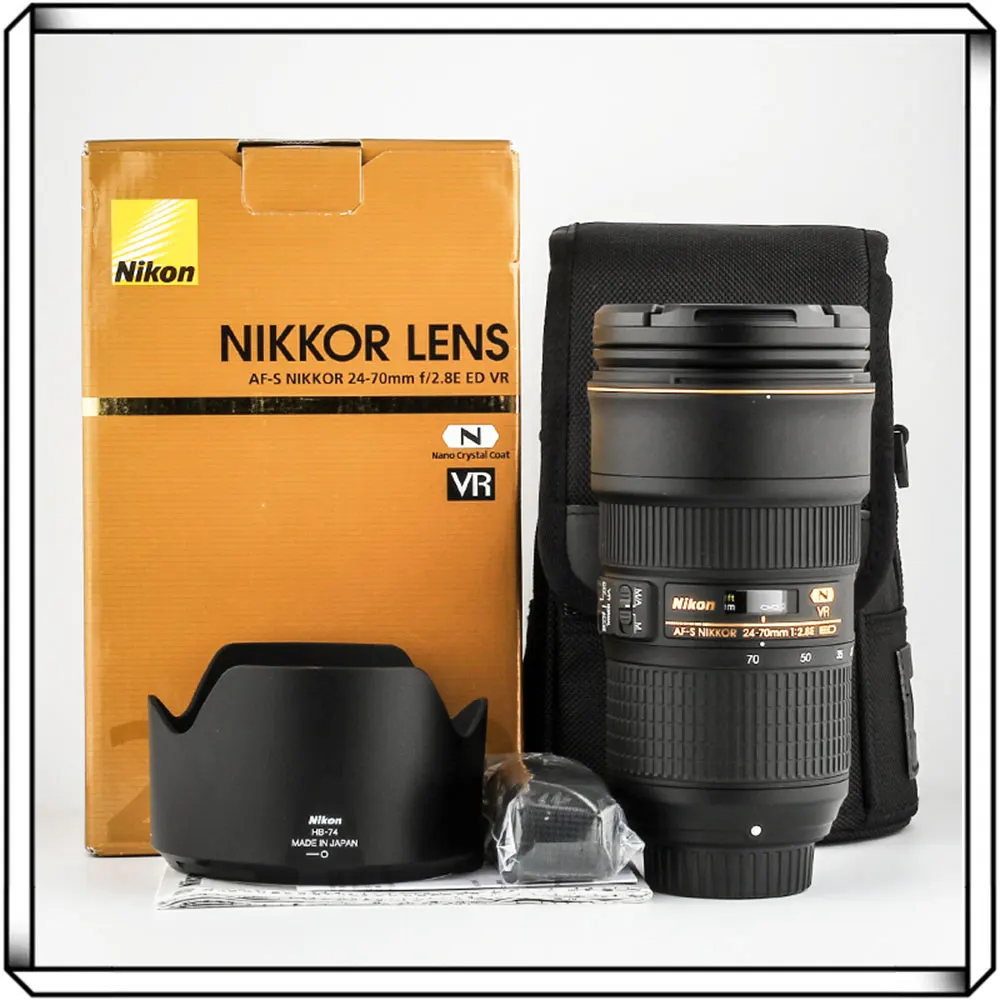 Nikon AF-S NIKKOR 24-70mm f/2.8E ED VR Lens for Nikon DSLR Cameras