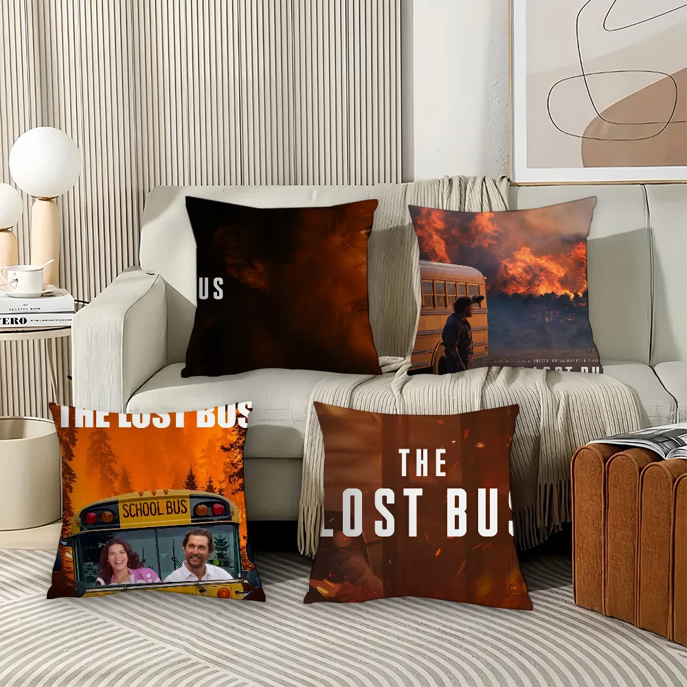

Наволочка из фильма «Потерянный автобус», офисные подушки, подходящие для дивана, автомобиля, спальни, декоративная наволочка