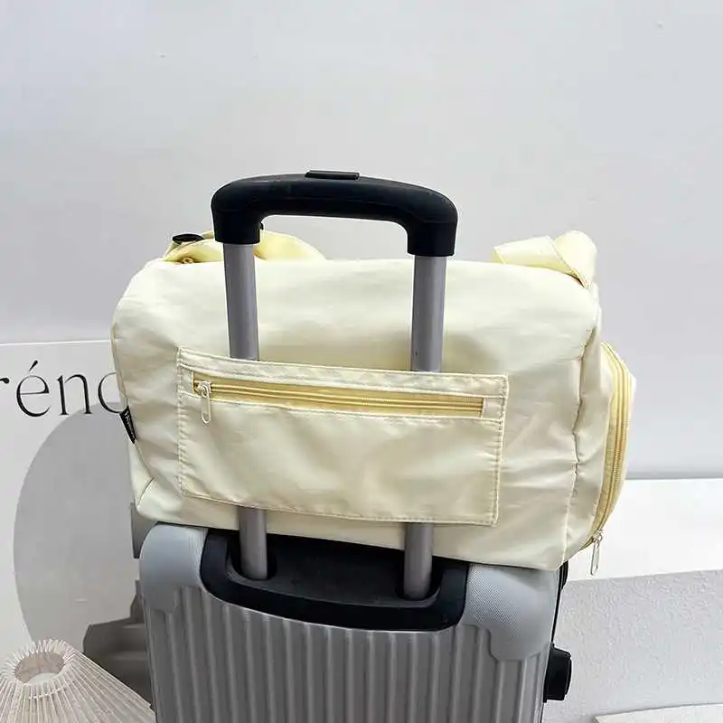 

Convenient Portable Folding Travel Lage Bag Women's Carry-On Bag Additional Bag Nylon Fabric Leisure Travel Storage Organizer