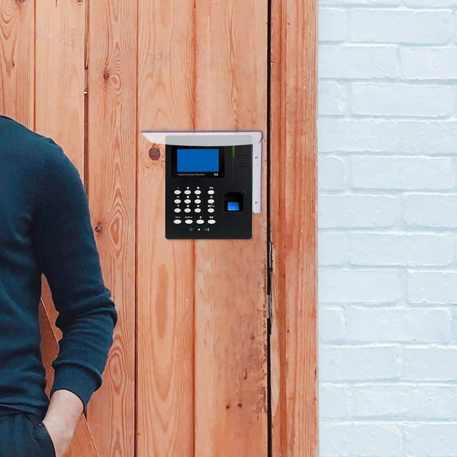 

Водонепроницаемый прозрачный чехол для наружной клавиатуры контроля доступа, защита от дождя и УФ-излучения, сверхпрочный, для дверных замков, всепогодный, умный