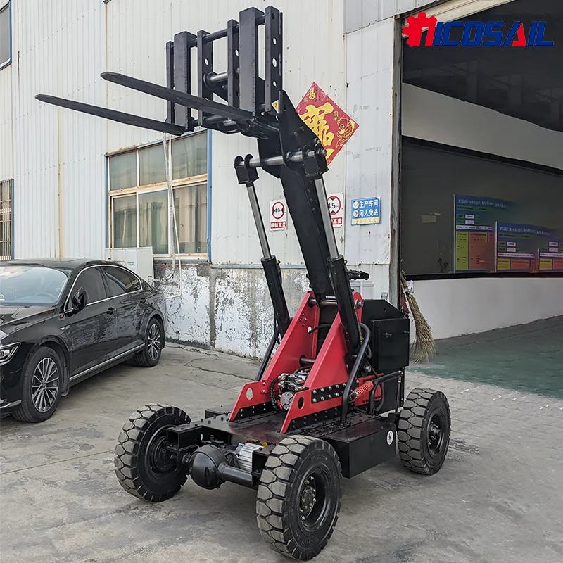 Многофункциональный электрический прогулочный вилочный погрузчик, грузовик для работы с гидравлической загрузкой и разгрузкой, складской штабелируемый грузовик