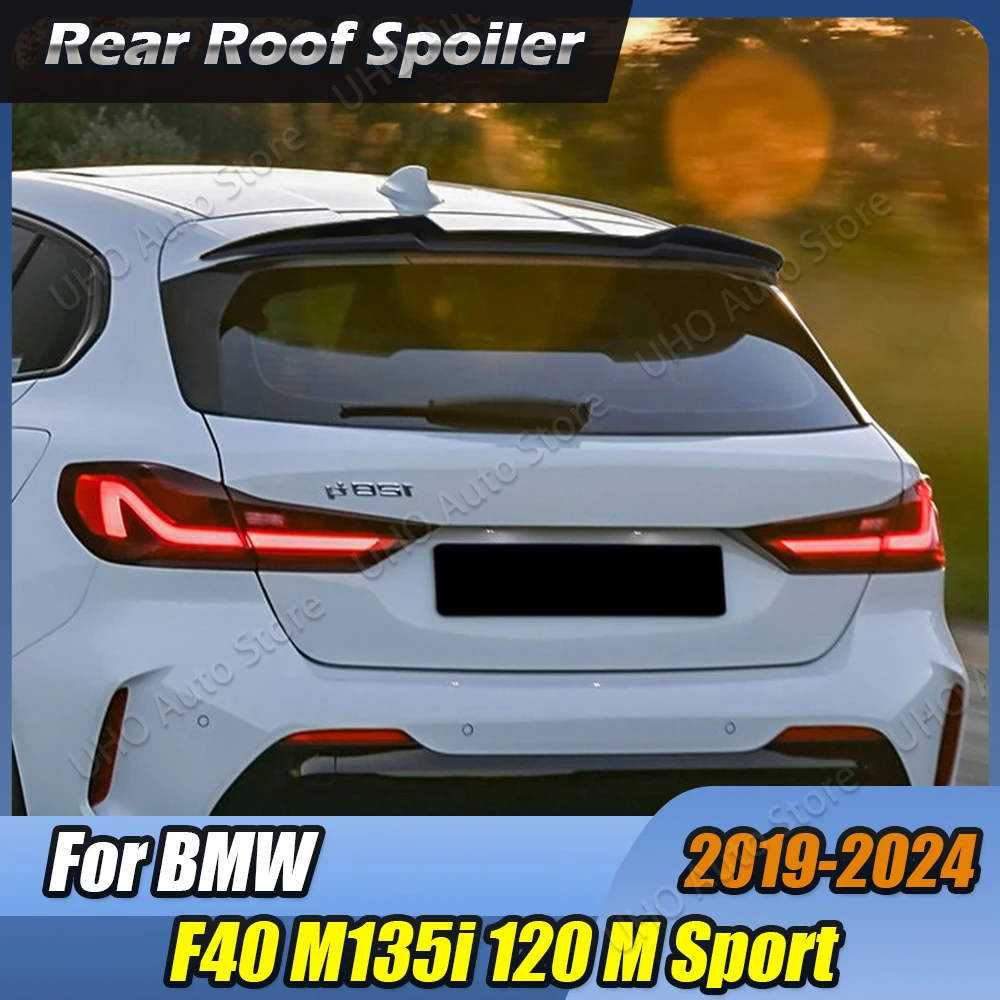 M4 Style Car Rear Trunk Spoiler Body Kits Rear Tail Roof Wing Tuning For BMW 1 Series F40 M135i 118i 120i M Sport 2019-2024