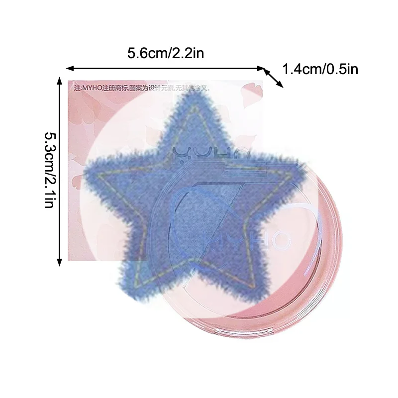 [MYHO 2-in-1 Blush Matte Natural Tender Delicate Cheek Color Pearlescent Highlight Brightening Face Waterproof Facial Contouring