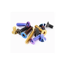 Vite Torx a testa svasata in lega di titanio/bullone di modifica del motociclo elettrico a testa piatta M4 ~ M6