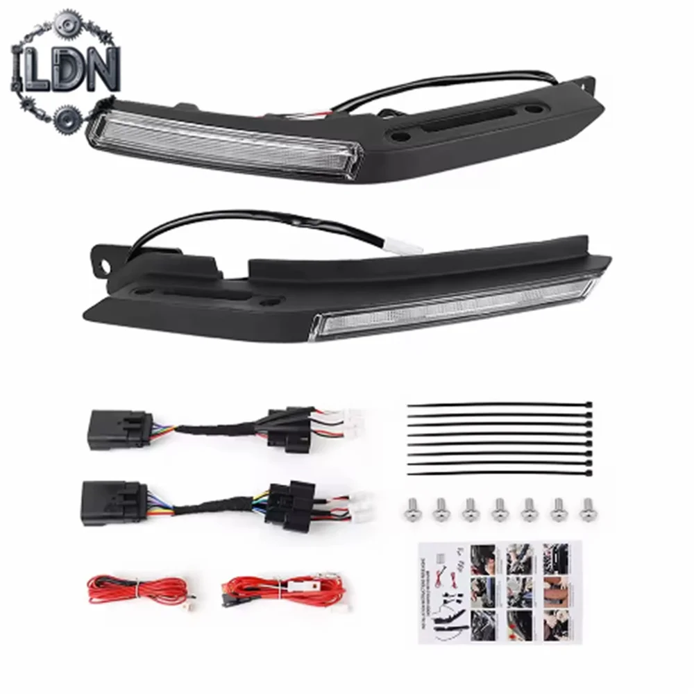 

Hood Trail Sights LED Side Marker Lights for Ford Bronco 2021-2023 2/4 Door Amber Turn Signals Lamp