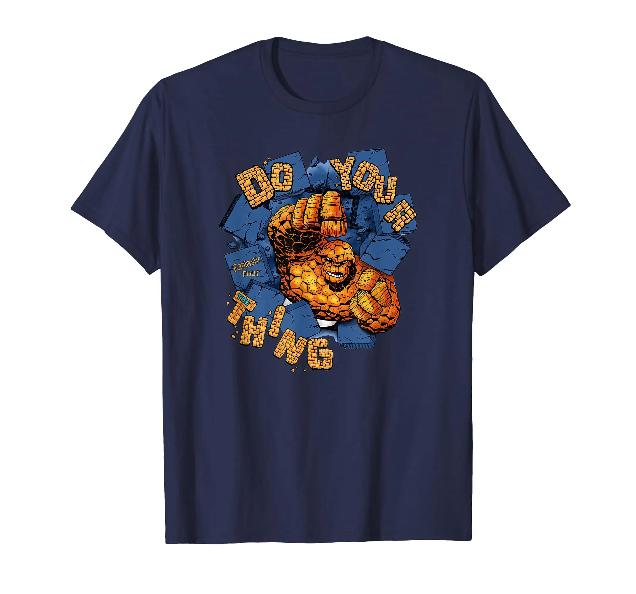  Fantastic Four Do Your Thing Smashing Blocks Poster T-Shirt