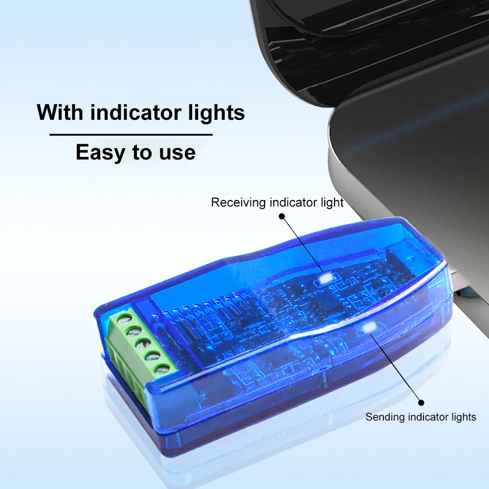 USB Apdater USB to RS485 RS232 Converter Upgrade Protection USB Converter Standard Board for Win 8/10 Linux Mac Vista/Linux/Mac